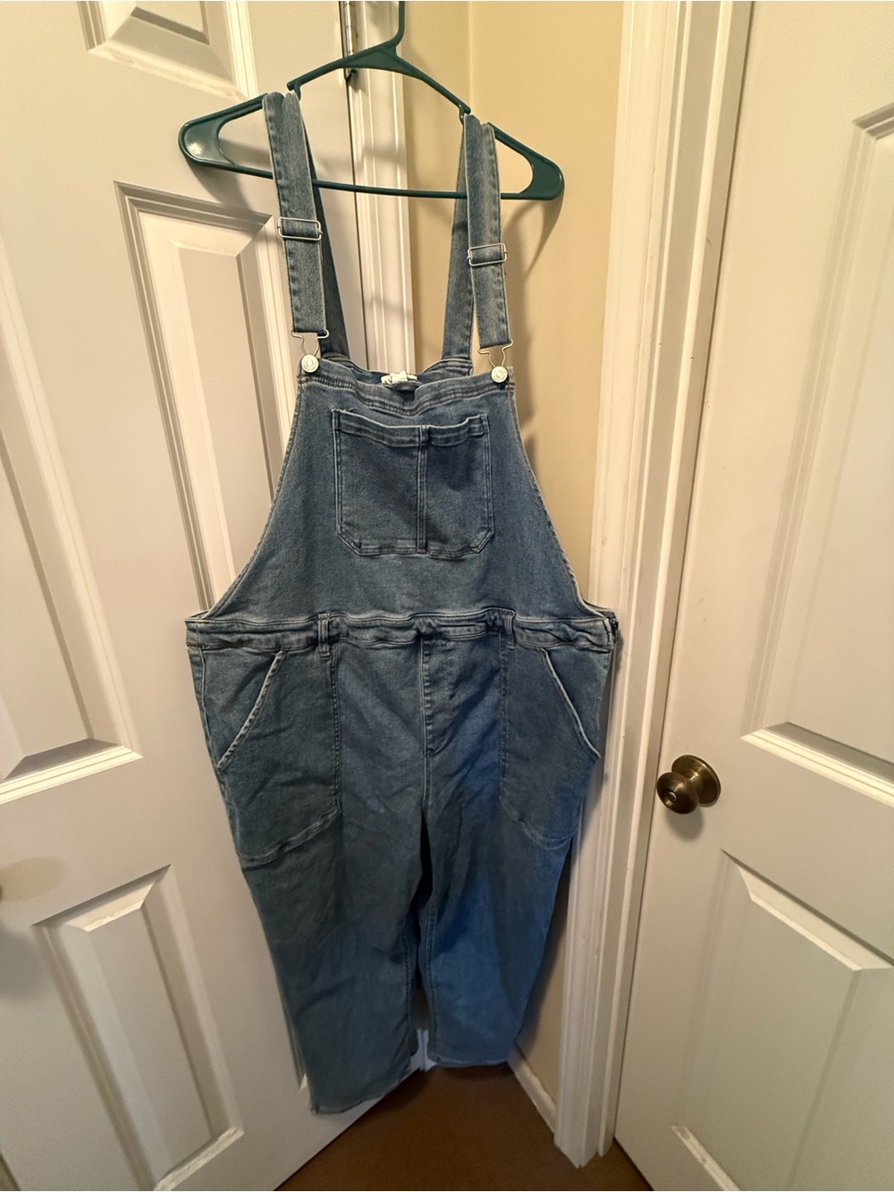 Ava & Viv Light Blue Denim Overalls
